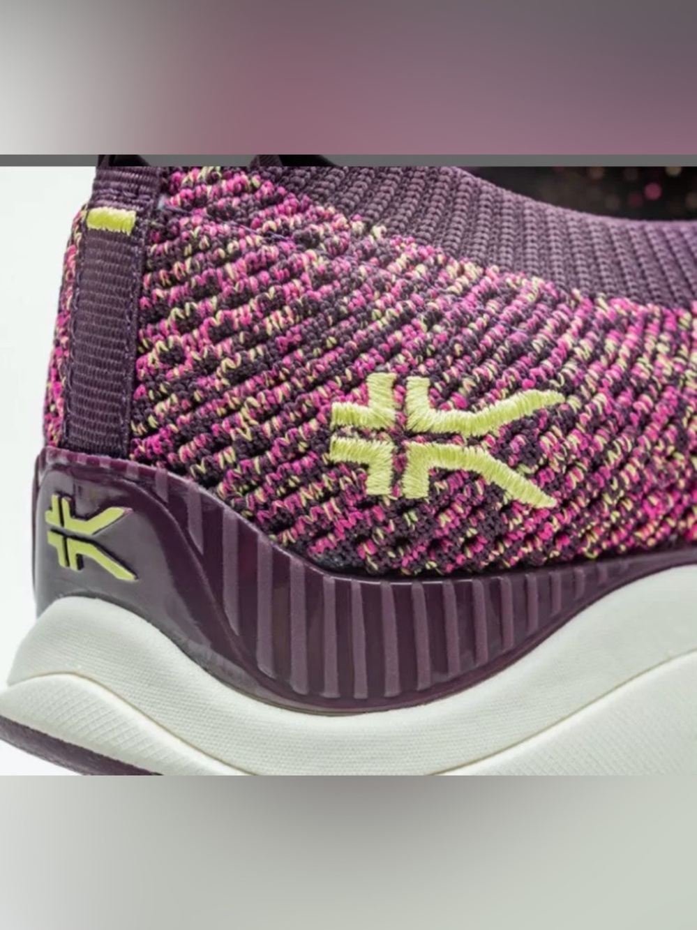 KURU STRIDE NOVA KNIT KURUCLOUD FOAM SLIP ON WOMENS SIZE 7.5 PURPLE CONFETTI - Picture 13 of 17